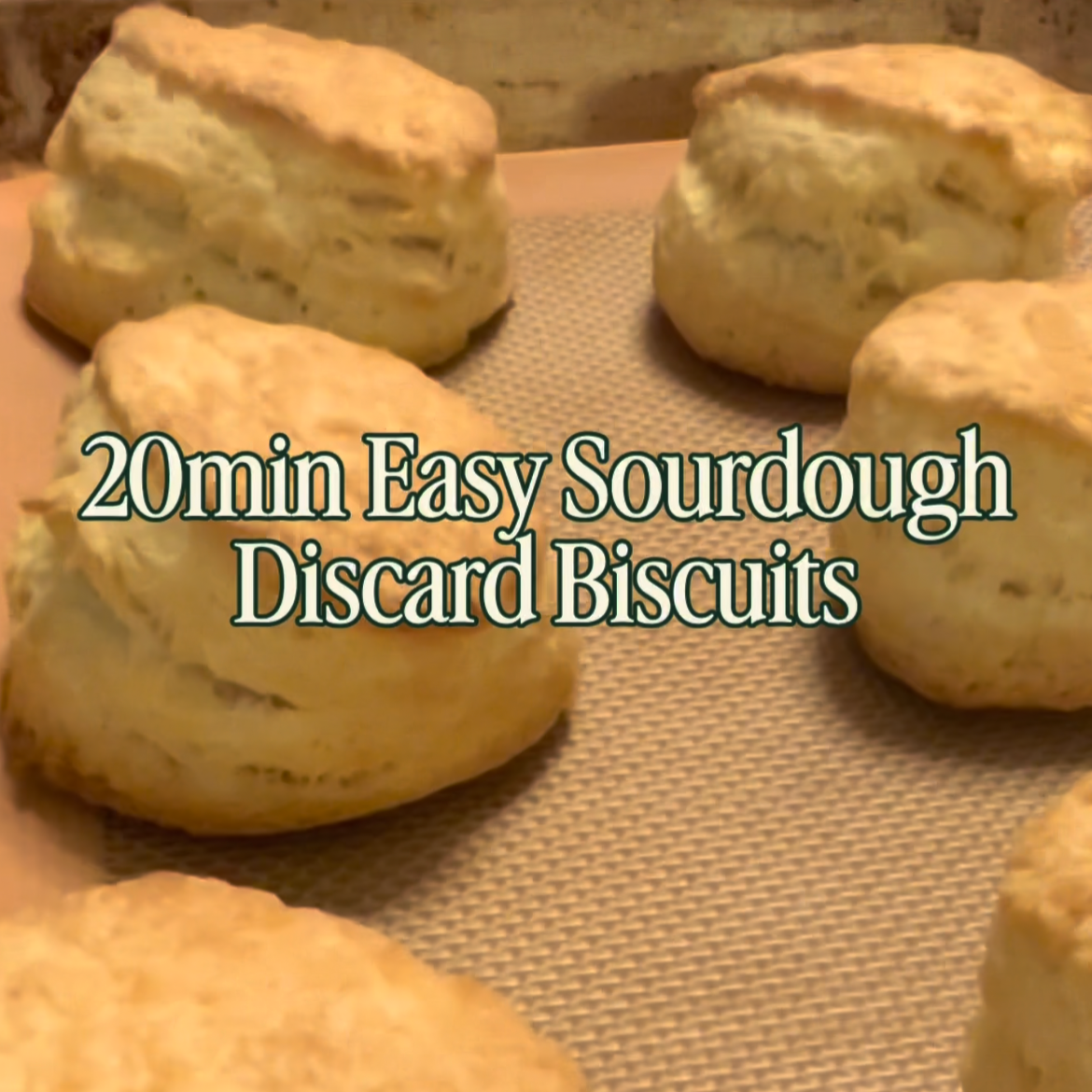 Quick & Easy Sourdough Discard Biscuits